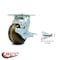 Service Caster 4 Inch High Temp Phenolic Swivel Caster with Roller Bearing and Brake SCC SCC-30CS420-PHRHT-TLB-BSL - alternate 2